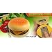 Desktop Corded Hamburger Phone Telephone (like in the movie JUNO) - Yellow