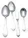 Kitchen & Housewares : Reed & Barton Hammered Antique 18/10 Stainless Steel 4-Piece Flatware Hostess Set