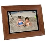 Smartparts SP104MW 10.4'' LCD Digital Walnut Wood Picture Frame
