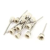 uxcell ブラシ　研磨・研削　メタル製　シルバートーン　研磨工具　3mmシャンク径 12個入り