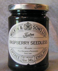 Tiptree Jams Raspberry Seedless Preserve 12oz by Wilkin & Son