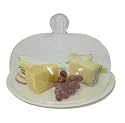 Nigella Lawson Living Kitchen Cake Plate Cream With Glass Dome