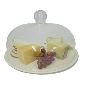 Nigella Lawson Living Kitchen Cake Plate Cream With Glass Dome