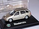 SKODA FABIA I 1 ESTATE CAR SAHARA BEIGE METALLIC 171ABD004Y 1/72 ABREX MODEL CAR
