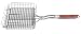Outdoor Living : Outset QC71 Chrome Grill Basket with Rosewood Handle