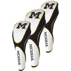 Team Golf Collegiate Woods Zip Headcovers (set of 3) - Michigan
