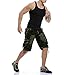 LOVECC Men's Cotton Loose Fit Multi Pocket Cargo Shorts(No Belt) 42, Army Green