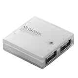 ELECOM 小型4ポートバスパワー専用USB2.0HUB U2H-MN4BWH