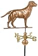 23" Luxury Polished Copper Labrador Retriever Dog Weathervane