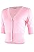 TL Women's Basic Comfy Versatile Short Sleeve Bolero Shrug Cardigan Junior Plus