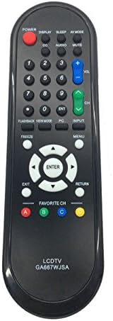 New Repalcement Remote Control GA667WJSA RRMCGA667WJSA for Sharp LCDTV LC32SB24U LC52SB57U LCC6077UN LC-32SB24U LC-52SB57U LC-C6077UN