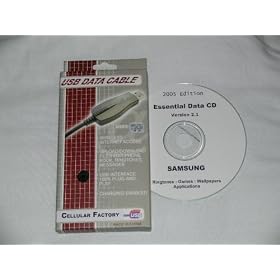 USB DATA CABLE (WITH CHARGING) FOR SAMSUNG A670 A650 A620 + DRIVER CD + FREE BONUS VOICE RINGTONES AND WALLPAPERS CD CONTAINING OVER 60,000 ITEMS TO PERSONALIZE YOUR PHONE + CELL PHONE ANTENNA BOOSTER