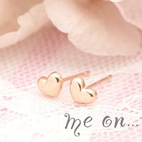 【me on...】女性らしく毎日に大活躍のK10ハートモチーフピアス(受注生産)