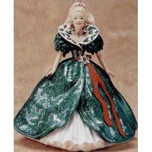 1995 Holiday Barbie 3rd Hallmark Keepsake Ornament Series