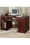 Review Home Decorators Collection  / Hyde Park Deluxe Computer Desk Standard Walnut