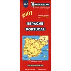 Spain and Portugal 2001 (Michelin Country Maps)