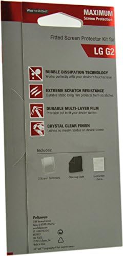 WriteRight LG G2 2 Pack Screen Protector