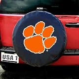 Clemson Tigers NCAA Spare Tire Cover by Fremont Die (Black)