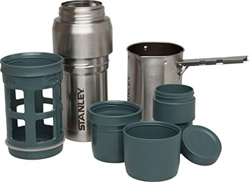 Stanley Mountain Vacuum Coffee System 17Oz [4 Pieces] *** Product Description: Vacuum Insulation Keeps Drinks Hot Or Cold For Hours 18/8 Stainless Steel Won'T Rust; Naturally Bpa-Free. Integrated Pot + Press, Brew A Bottle'S Worth Of Coffee Then ***