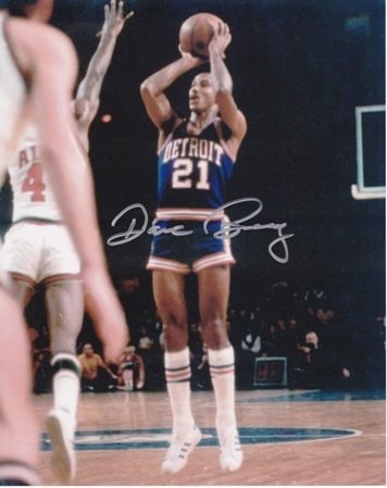 Dave Bing Autographed/Hand Signed 8x10 Detroit Pistons Photo