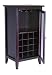 FTS - Wine Cabinet with Glass Door Espresso Finish 136-220-16