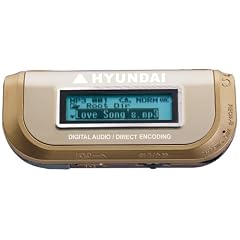 Hyundai PA 40 B Tragbarer MP3-Player 256 MB gold