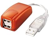 ELECOM U2H-Y2BDS バスパワー専用2ポートUSB2.0ハブ