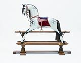 Large Dapple grey Rocking horse on a safety stand Toys