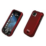EMPIRE Red Rubberized Snap-On Cover Case for AT&T Samsung Mythic A897