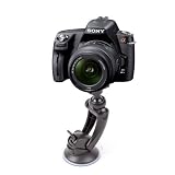 Duragadget Adjustable Camera Windscreen Suction Mount For Sony Dslr-a290l, Dslr-a580, Dslr-a900