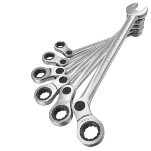 Craftsman 7 Piece Elbow Ratcheting Wrench Set, Inch