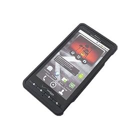 Motorola MB810 Droid X Rubberized Shield Hard Case Black