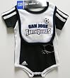 San Jose Earthquakes 3pc creeper set
