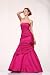 #1606 Fuchsia Strapless Pageant Occasion Ball Gown...