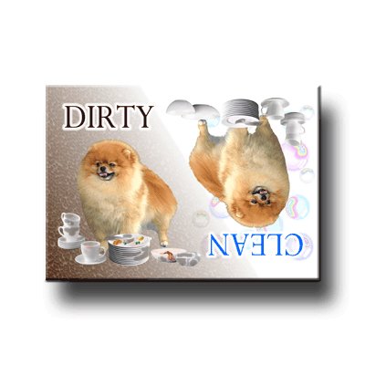 Click here for Pomeranian Dishwasher Magnet prices