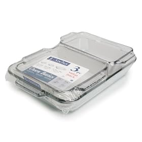 Anchor Hocking Oven Basics 3-Piece Baking Dish Value Pack by Anchor Hocking