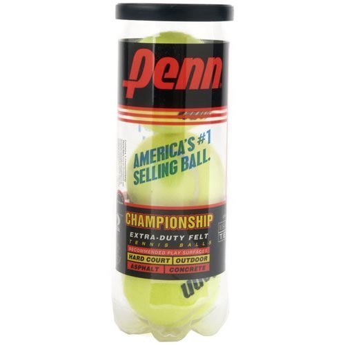 Penn Championship Extra-Duty Felt Tennis Balls - 16 Cans (48 Tennis Balls)