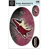Phoenix Coyotes Official Logo Car Magnet Set