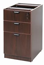 Boss Delubye Pedestal 15-1/2 W by 22 D Full Boby/Boby/File, Mahogany