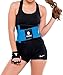 Tecnomed Best Adjustable Waist Cincher Workout Belt Burns Fat Faster Plus Instantly Slims Waist and Moves with You to Provide Critical Lower Back and Core Support for Lifting and Workouts BlueM