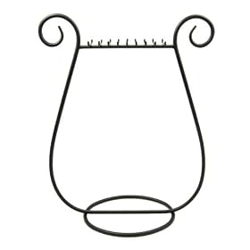 <b>NECKLACE DISPLAY / HOLDER - BLACK ~ 18 SETS OF HOOKS</b>