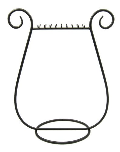 NECKLACE DISPLAY / HOLDER - BLACK ~ 18 HOOKS WILL HOLD TONS OF NECKLACES!!