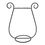 NECKLACE DISPLAY / HOLDER - BLACK ~ 18 SETS OF HOOKS