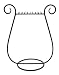 NECKLACE DISPLAY / HOLDER - BLACK ~ 18 SETS OF HOOKS