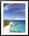 View Down West Coast, Yasawa Island, Fiji Photography Framed Art Poster Print by Upperhall, 31x39