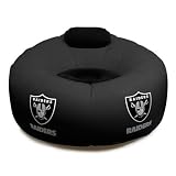 Oakland Raiders - NFL Vinyl Inflatable Chair w/ faux suede cushions