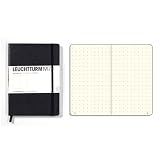 Notizbuch Medium A5 dotted Softcover schwarz