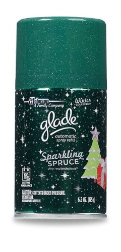 Glade Automatic Spray Refill - Sparkling Spruce - Net Wt. 6.2 OZ (175 g) - Pack of 3 Refills