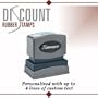 Large Bus Address Stamp,1-6 Line,37 Max Char, 7/8x2-3/4