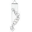 Red Carpet Studio 32-Inch Red Heart Spiral Tunes Chime with Heart Crystals